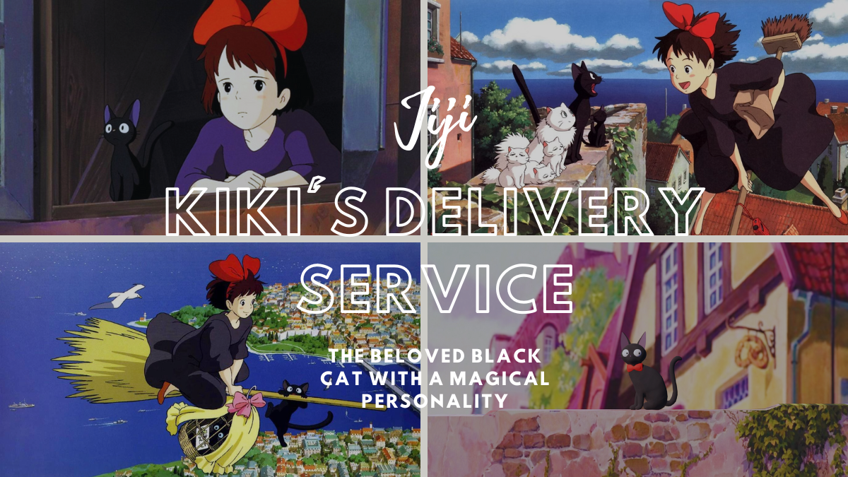 Jiji from Kiki’s Delivery Service: The Beloved Black Cat with a Magical Personality