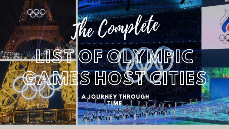 List of Olympic Games Host Cities