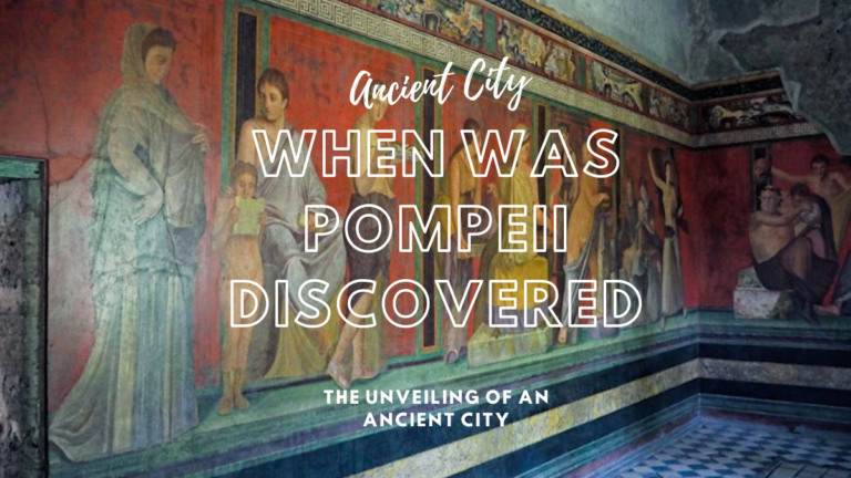 When was Pompeii discovereD