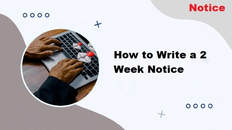 How to Write a 2 Week Notice A Professional Resignation Guide
