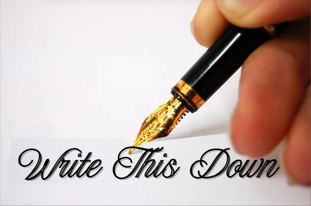 Write This Down: The Power of Putting Thoughts on Paper