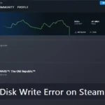 Disk Write Error on Steam